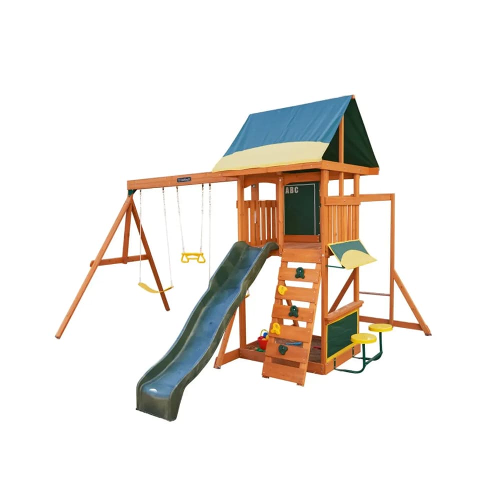 Kidkraft Brightside Wooden Swing Set - Playset