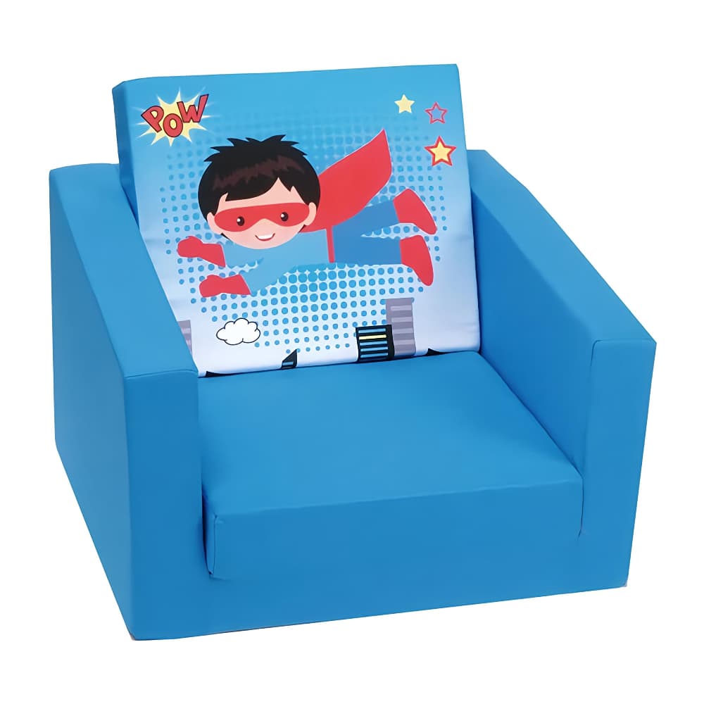 DELSIT Single Sofa - Super Hero Blue