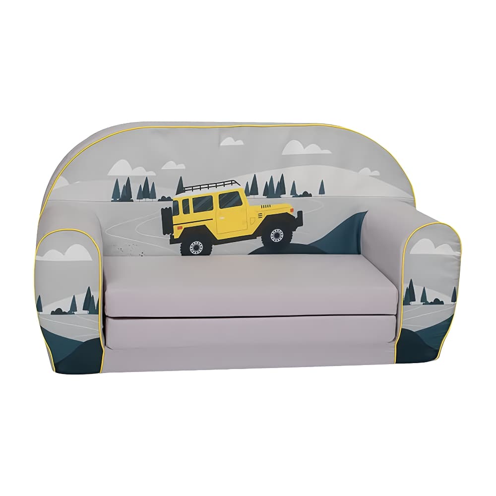 DELSIT Double Sofa in Yellow Jeep