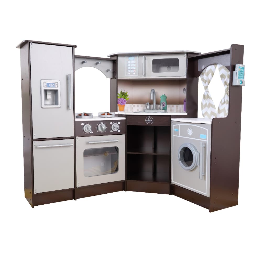 Kidkraft Ultimate Corner Play Kitchen Espresso