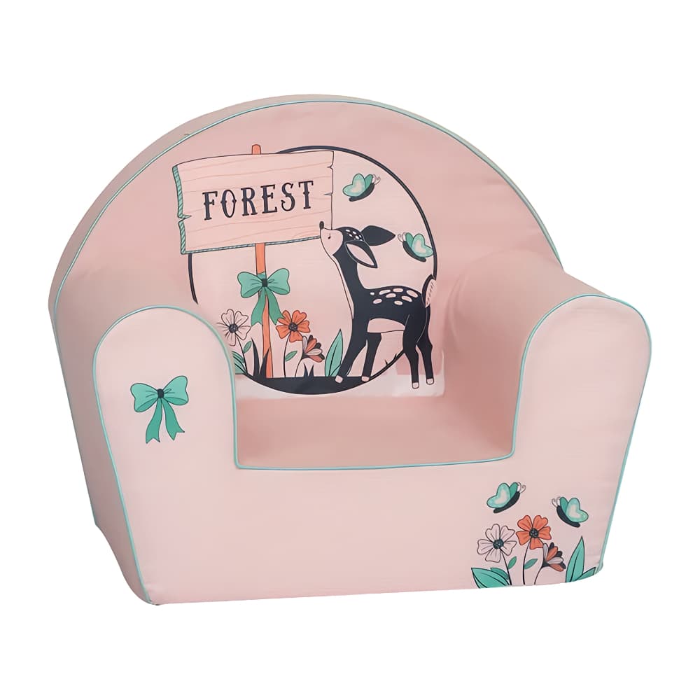 DELSIT Arm Chair Pink Doe Forest
