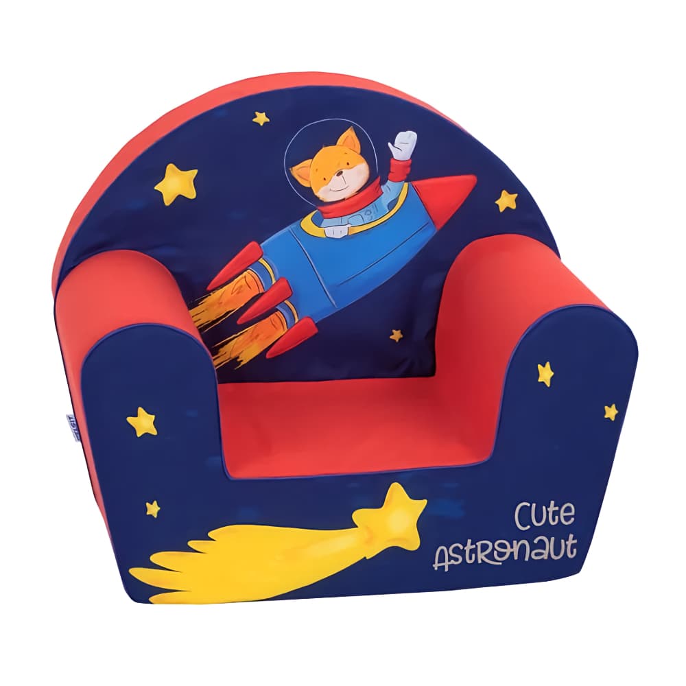 DELSIT Arm Chair – Cute Astronaut Red