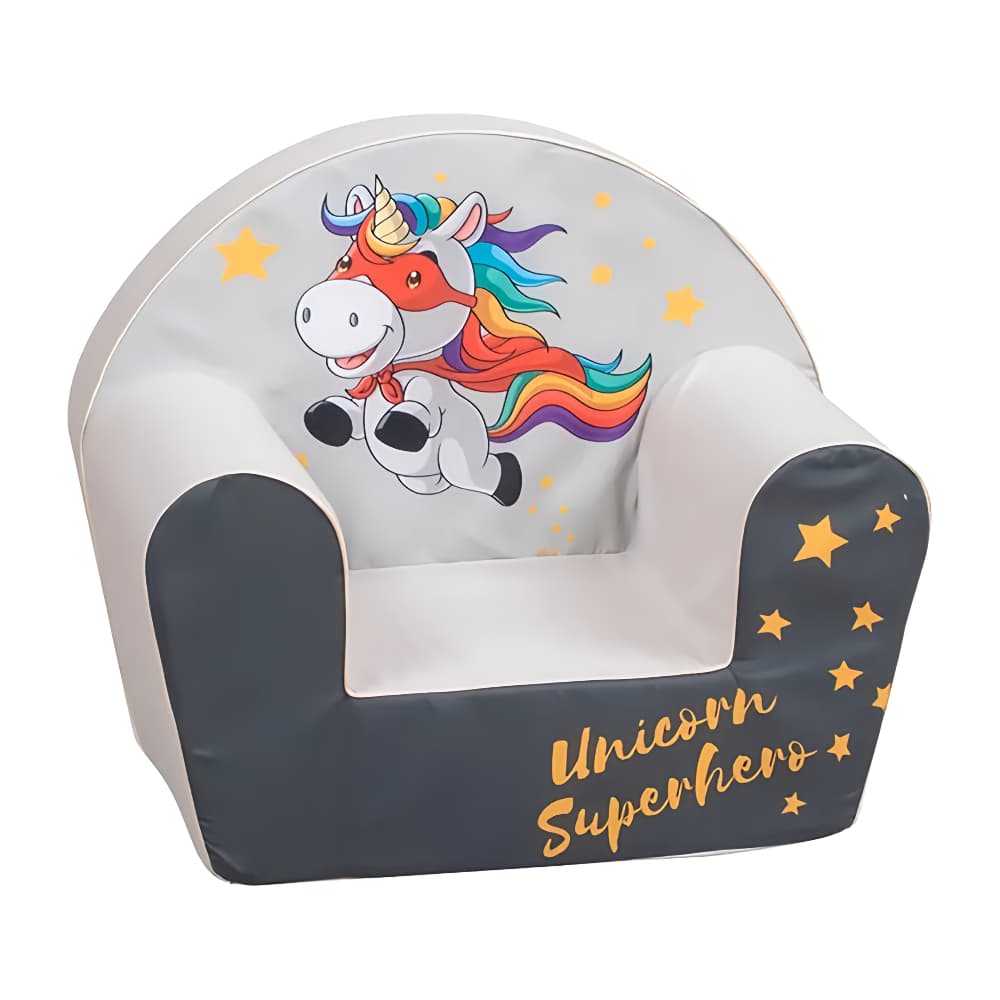 DELSIT Arm Chair Unicorn Super Hero