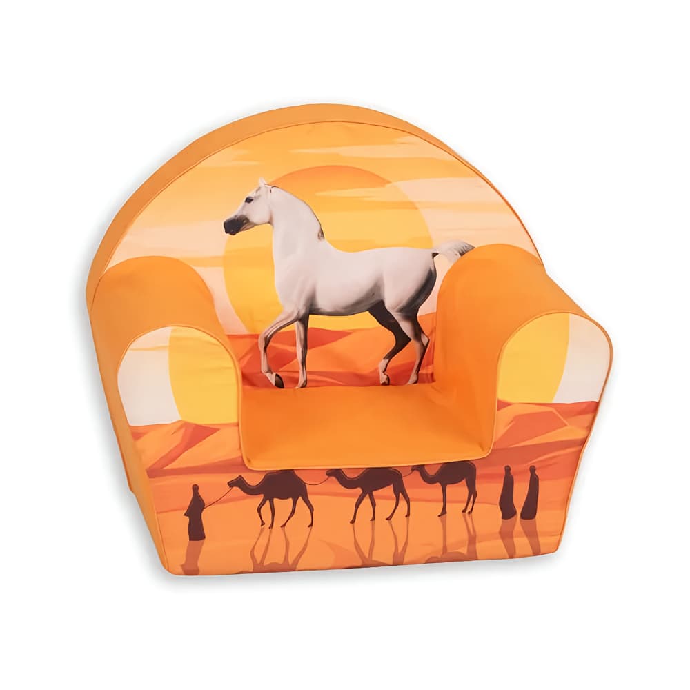 DELSIT Arm Chair Arabic Horse and Camels