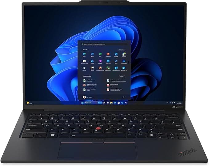 Lenovo ThinkPad X1 Carbon Gen 13 Aura Edition, Intel Ultra 7 258V (Beats U7 165), 14" 2.8K (2880 x 1800), OLED, AG/AR, 32GB DDR5, 1TB SSD Gen 5, 1080p IR Camera, WiFi 7.0, Win 11 Pro - Black(Upgraded)