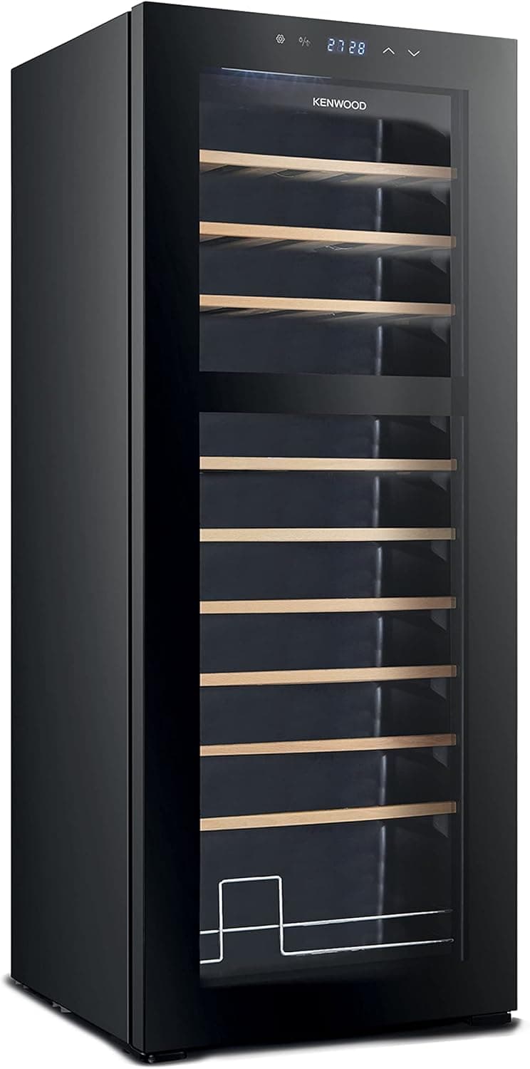 Kenwood 55 Bottles Freestanding Beverage Cooler, Black