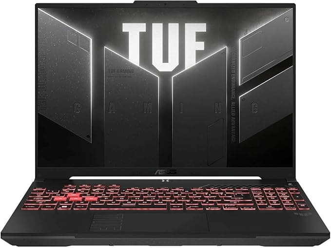 ASUS TUF Gaming A16 Laptop: AMD Ryzen 7 7445HS, 16" Full HD+ 145Hz Display, NVIDIA GeForce RTX 4050, 16GB DDR5 RAM, 512GB SSD, Backlit Keyboard, Windows 11