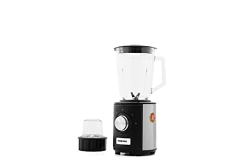 Nikai 800W Blender With 2 Jars – 1.5 Ltr Liquid Jar And 1 Ltr Wet/Dry Grinding Jar, Stainless Steel Blades And 2 Speed Settings, Nb7900G, Black