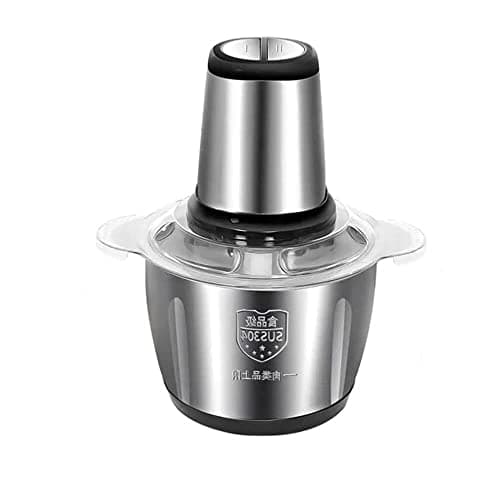 MISBAH Meat Grinder Electric, Food Processor Stainless Steel Meat Blender Food Chopper for Meat, Vegetables, Fruits and Nuts with 4 Sharp Blades (3 L)