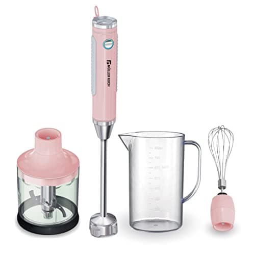 Müller Koch MK-6035 Hand Blender (400W, 4-in-1 Operation, Stainless Steel Blade, Variable Speed Control)
