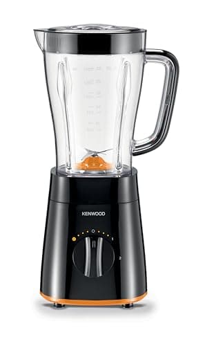 KENWOOD Blender 500W Smoothie Blender/Smoothie Maker 1.5L with Multi Mill (Grinder/Chopper), Ice Crush Function BLP15.150BK