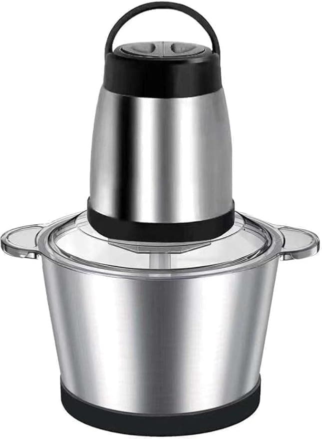 Food Chopper Meat Mincer 2L 500W Electric Meat Grinder Blender Mincer Mixer Meat Chopper Stainless Steel Electric Chopper Automatic Food Processor Machine