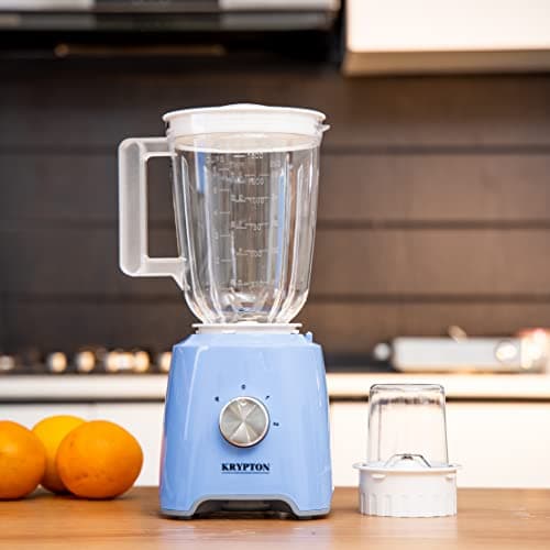 Krypton KNB6074 400W Blender, 2 In 1 with 1.5L Unbreakable Jar – Crusher, Grinder, Juicer| Powerful Motor |Over Heat Protection