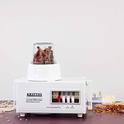 Krypton Multifunctional 4 in 1 Juicer and Food Processor, Blender, Chopper & Grinder with 1.6L Jar, 2 Speed Pulse Function