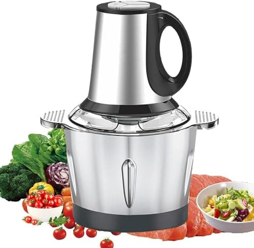 Food Chopper Meat Mincer 3L 600W Electric Meat Grinder Blender Mincer Mixer Meat Chopper Stainless Steel Electric Chopper Automatic Food Processor Machine