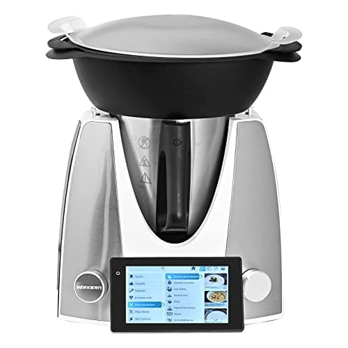 KE-7001 PRO with Built-in Scale and Guided Recipes, Multi-Functional Food Processor, Smart Cooker, Blender, Stand Mixer, All-In-One Cooking Machine, with Steamer Set and Self-Cleaning Mode