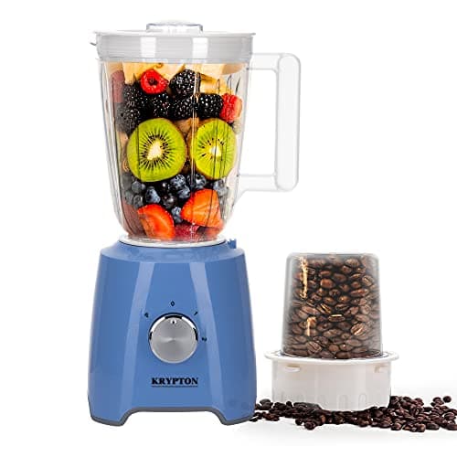 Krypton KNB6074 400W Blender, 2 In 1 with 1.5L Unbreakable Jar – Crusher, Grinder, Juicer| Powerful Motor |Over Heat Protection