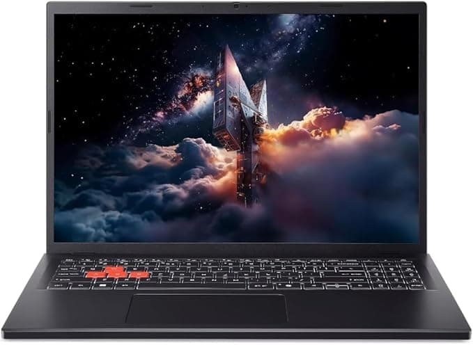 Acer Nitro Lite 16 Laptop with 15.6" backpack – Intel i7-13620H, 16GB RAM, 1TB SSD, 16" WUXGA IPS 165Hz, RTX 3050 6GB, Win11 Home, English keyboard, Black