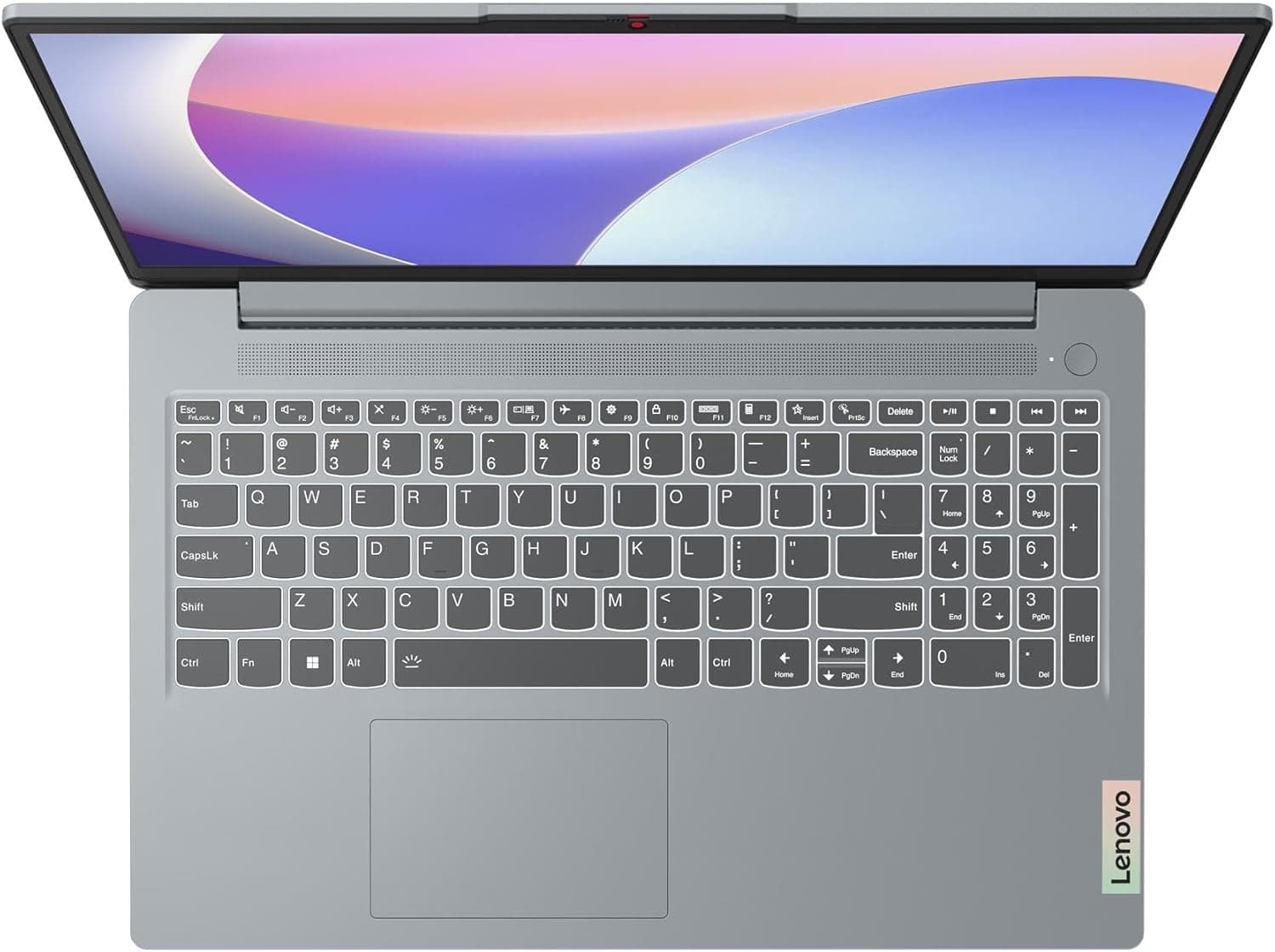 Lenovo IdeaPad Slim 3 15IRU8 Laptop, 15.6" FHD TN Display, Intel Core i3-1315U, 8GB LPDDR5 RAM, 256GB SSD, Intel UHD Graphics, Non-Backlit ENG Keyboard, Arctic Grey