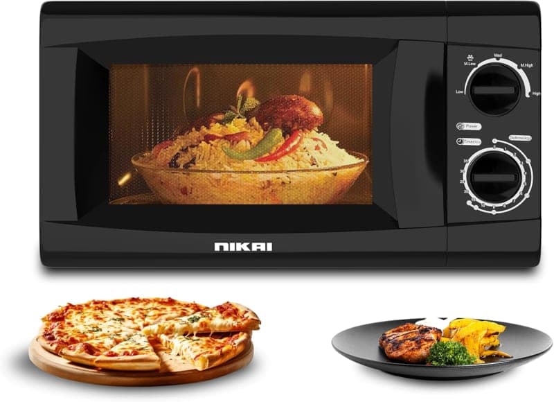Nikai 20litre Free Standing Microwave Oven Black Nmo616n1