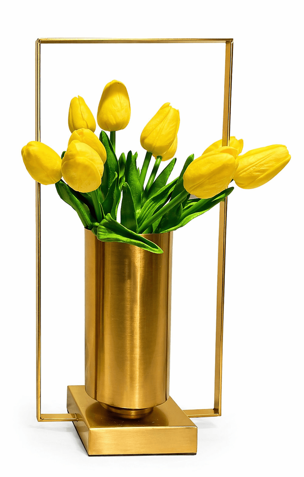 Royal Bloom Metal Vase