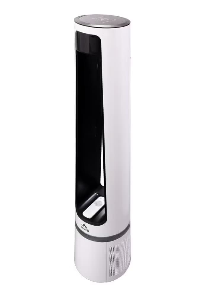 Evvoli Bladeless Fan 50 Coverage With Air Purifier Extra 2 Filters Are Included And Air Humidifier 4 5 Liters Auto Shut Off Bundle Evpf 50w evhd 45w White