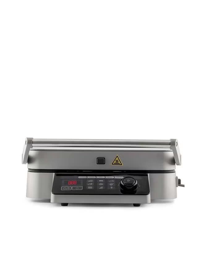Evvoli Contact Grill Multi Functions With Smart Cooking Programs Quick Heat Up 2 Year Warranty 2100 0 W Evka Cgr2100b Black