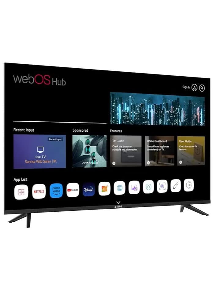 Evvoli 65 Inch Led 4k Uhd Smart Webos Hub Tv Dolby Audio With Built In Receiver 65uh680os Black