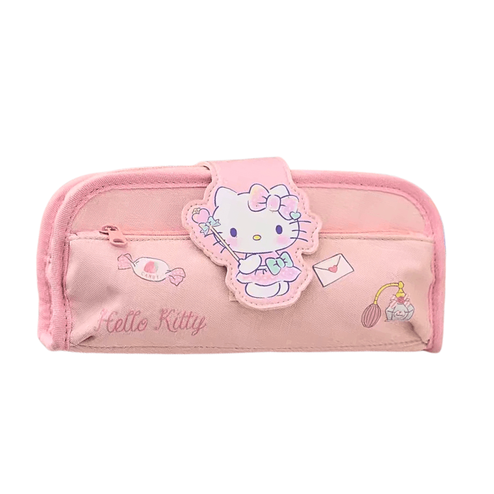 SANRIO Kawaii Multi-Layer Pencil Case – Large Capacity Cartoon Stationery Organizer with Zipper