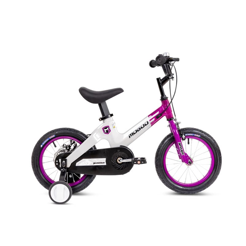 Mogoo Spark 14 Magnesium Kids Bicycle Purple