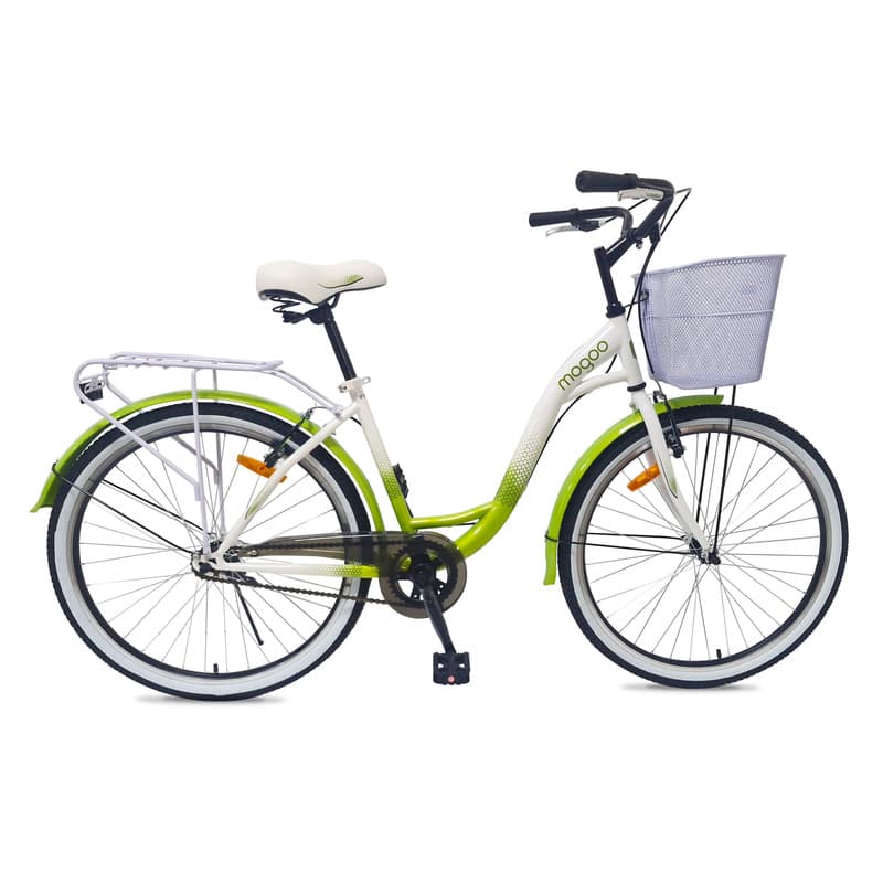 Mogoo Floress City Bike Green 24 Inch