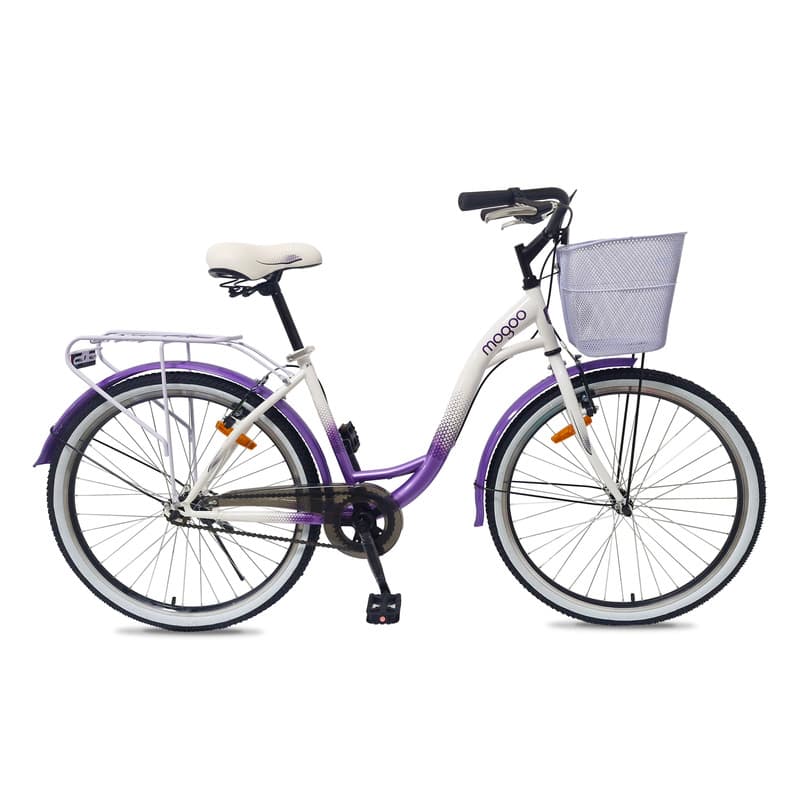 Mogoo Floress City Bike Purple 26 Inch