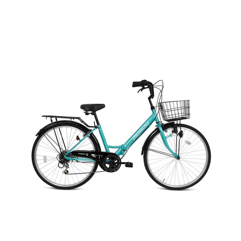 Mogoo Fusion 24 Folding City Bike Blue