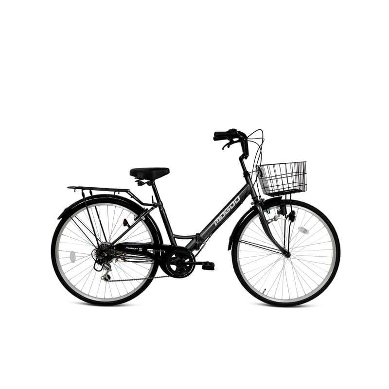 Mogoo Fusion 26 Folding City Bike Grey