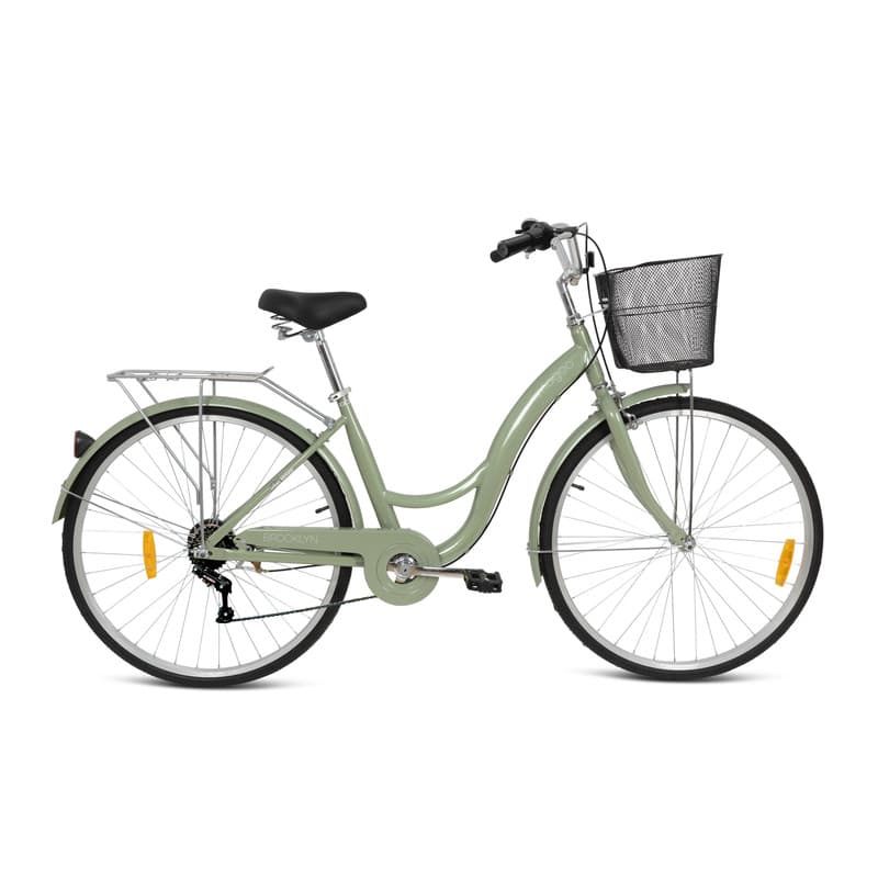 Mogoo Brooklyn 24 6 Speed City Bike Green