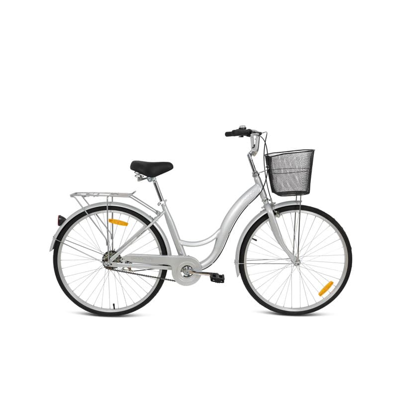 Mogoo Brooklyn 26 City Bike Silver