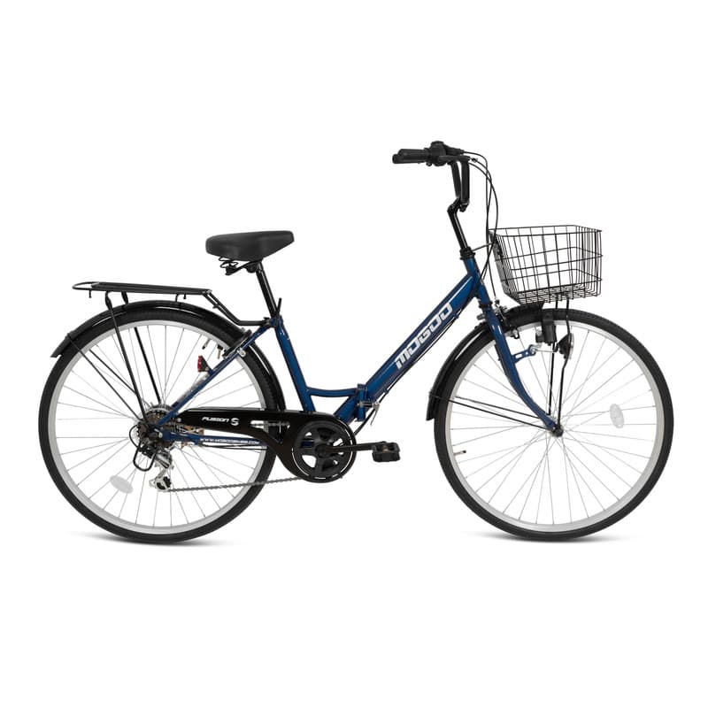 Mogoo Fusion 26 Folding City Bike Dark Blue