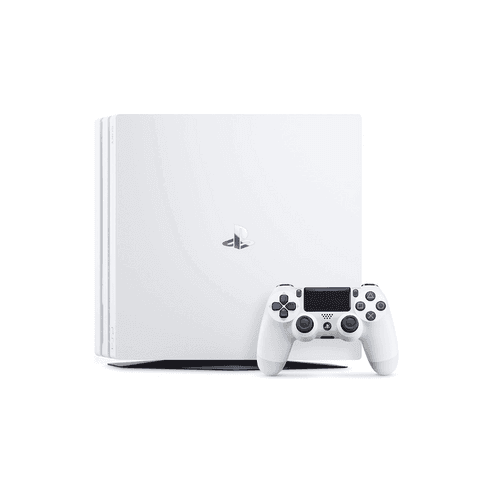 Renewed Sony PlayStation 4 Pro 1TB Console White with Wireless Controller