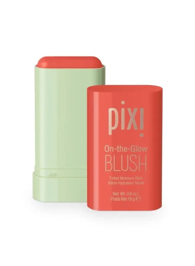 Pixi On-the-Glow Blush - Juicy, Hydrating Tinted Moisture Blush Stick with Ginseng, Aloe Vera & Fruit Extracts, For Cheeks & Lips, 19g