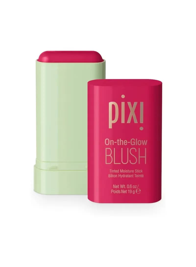 pixi On The Glow Blush Ruby 19g – Hydrating Cream Blush Stick Natural Buildable Long Lasting Cheek Tint