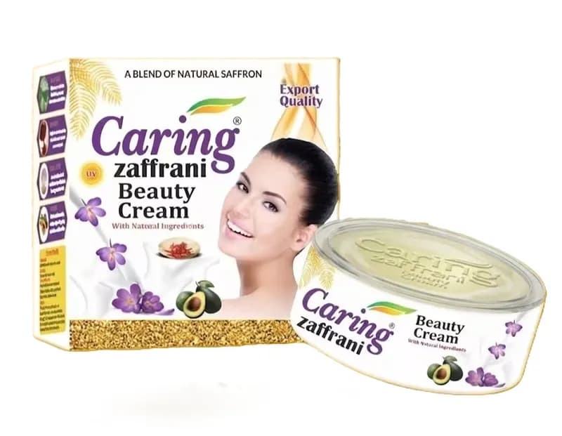 Caring Zaffrani Beauty Cream with Natural Saffron – Moisturizing & Nourishing Facial Skincare – Daily Face Cream for Soft, Smooth & Radiant-Looking Skin