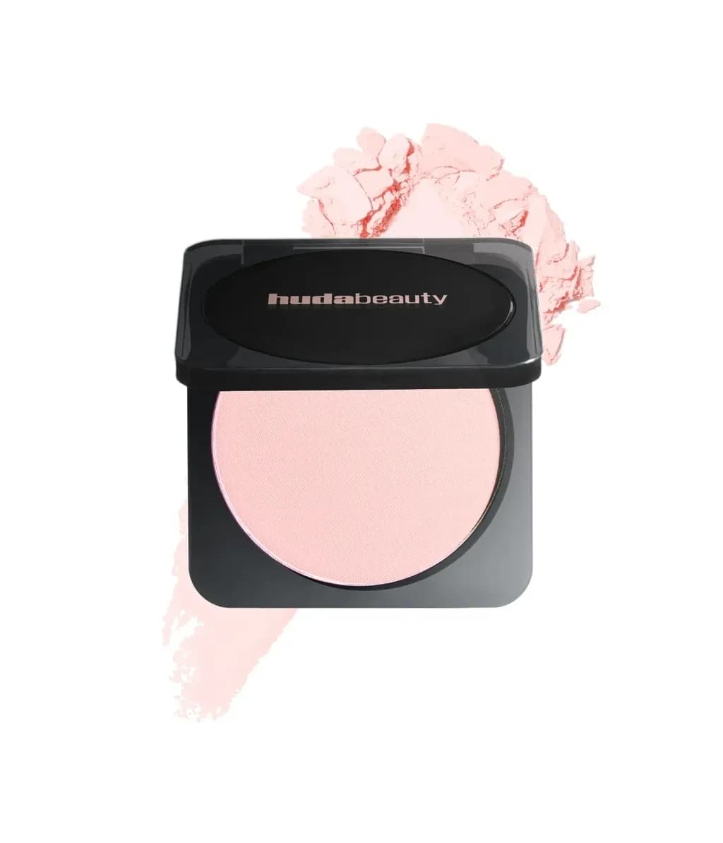 Huda Beauty Cherry Blossom Easy Bake Pressed Powder 8.5g – Super Fine Pressed Powder with 12HR Shine Control for a Non-Caking Airbrush Matte Finish