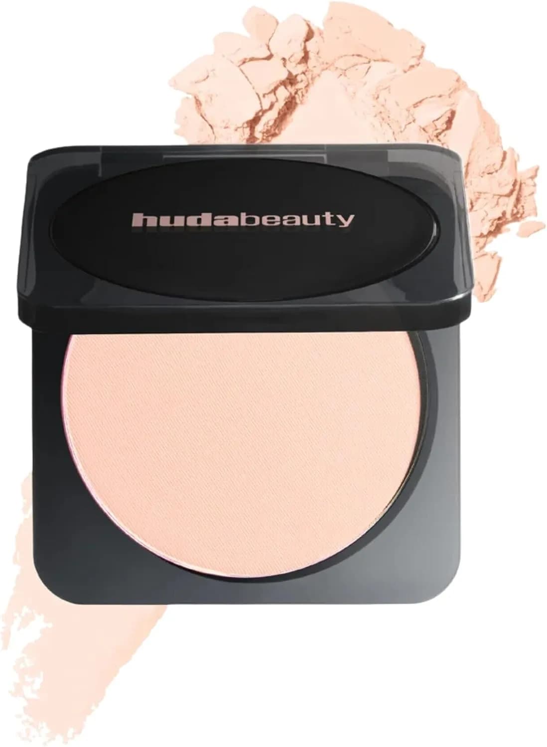 Huda Beauty Peach Cupcake Easy Bake Pressed Powder 8.5g – Super Fine Pressed Powder with 12HR Shine Control for a Non-Caking Airbrush Matte Finish